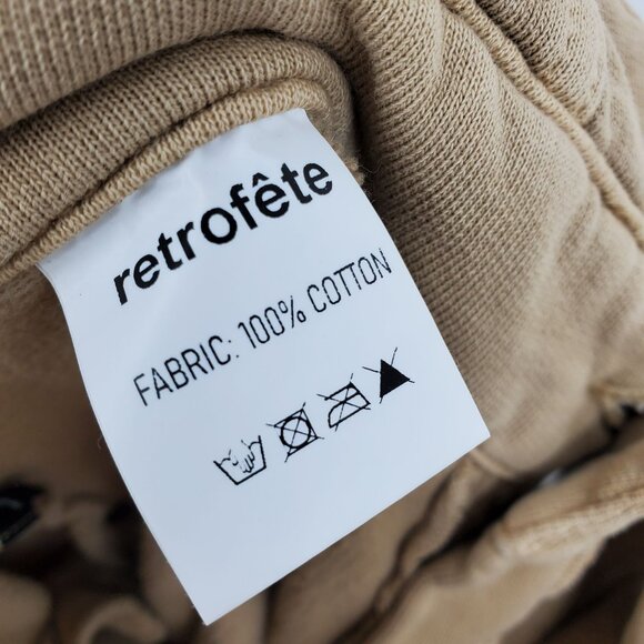 Retrofete High Waisted Brown Women's Straight Leg Pants Size Medium - Picture 5 of 12